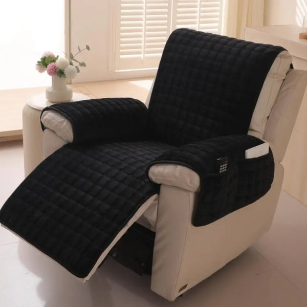 Housse fauteuil releveur électrique coloris noir