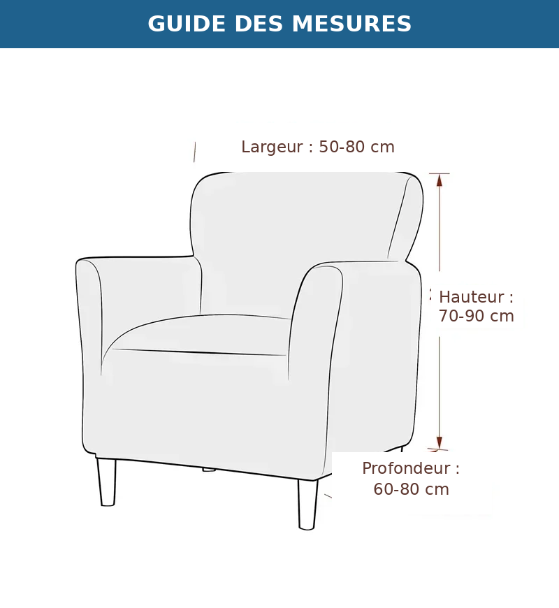 Guide des mesures – dimensions fauteuil compatible