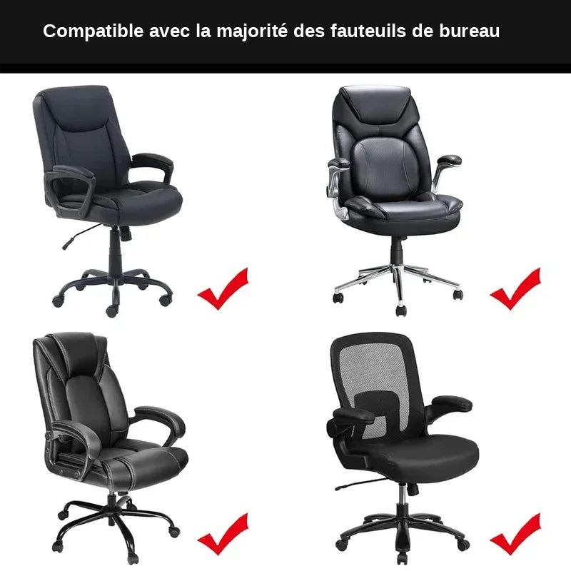 housse fauteuil bureau compatible avec la majorité des fauteuils de bureau