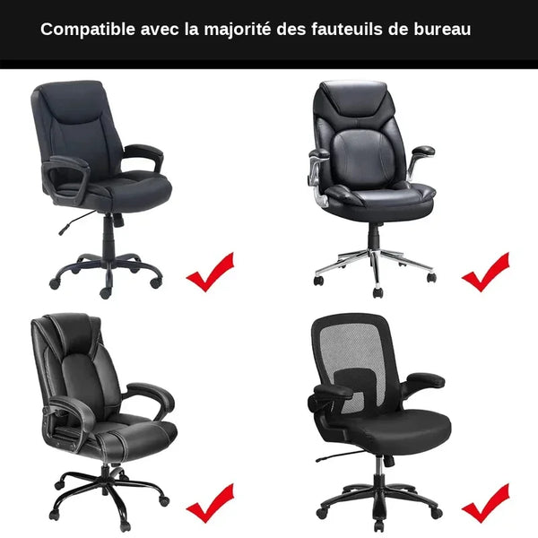 housse fauteuil bureau compatible avec la majorité des fauteuils de bureau