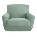 Housse fauteuil Cabriolet jacquard tricoté coloris Vert Sauge