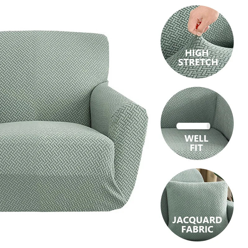 Housse fauteuil cabriolet jacquard extensible