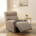 Housse fauteuil relax inclinable jacquard fendue coloris Gris