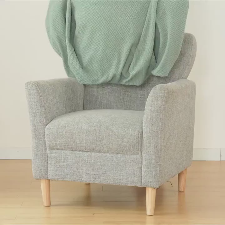 Comment poser votre housse fauteuil club jacquard (visage retiré)