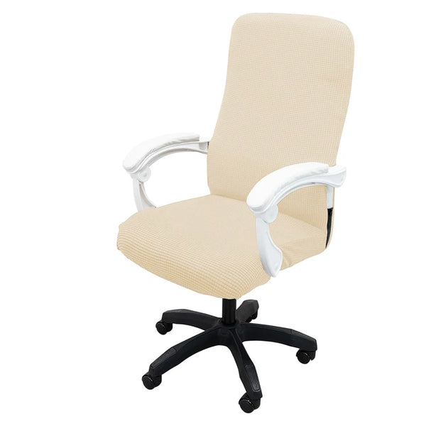 Housse fauteuil bureau Beige