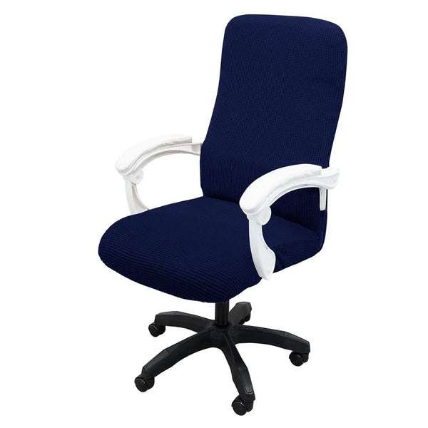 Housse fauteuil bureau Bleu Marine