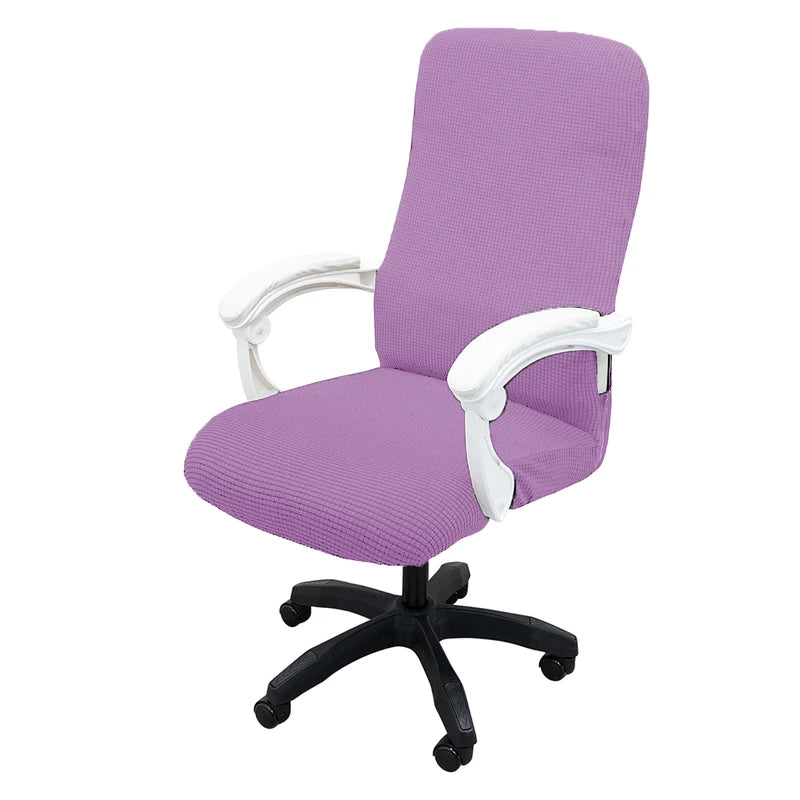 Housse fauteuil bureau Rose Poudré