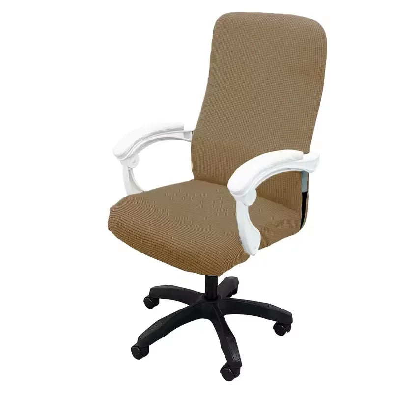 Housse fauteuil bureau jacquard Taupe
