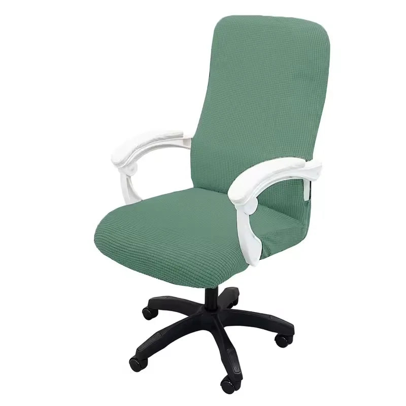 Housse fauteuil bureau jacquard Vert Sauge